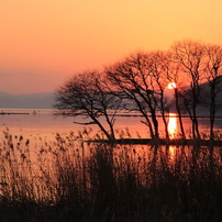 「びわ湖の夕焼け編」--ゴリの感動した写真館