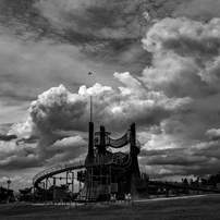 浦安公園と入道雲