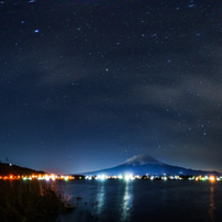 富士山麓の星景【12月】