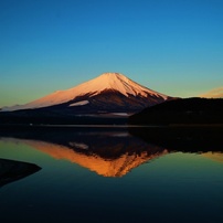 鏡面の風景 ～紅富士～