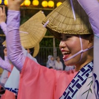 20230814台風下の阿波踊り−2