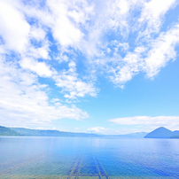 羊蹄山の空へ