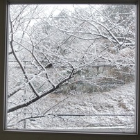 雪の窓