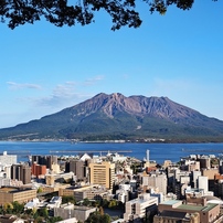 鹿児島と桜島
