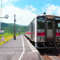 初夏の音威子府駅
