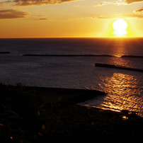 Sunset on Sea