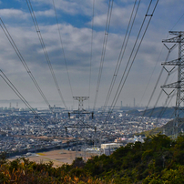 鉄塔の在る風景。