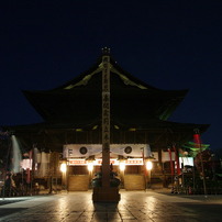 月夜の善光寺 御開帳