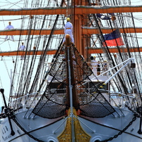海の日の帆船海王丸
