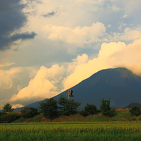 晩夏の大山　～虹～