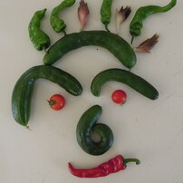 野菜でお絵描き-2012