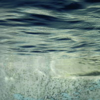 Under water