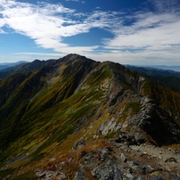 秋の北岳