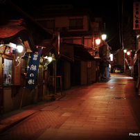 信州・渋温泉　１　夜の温泉街