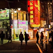 Shibuya at Night, March 2014