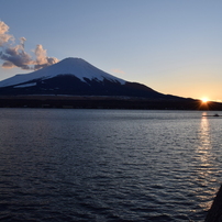 日没：山中湖
