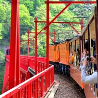 【新緑の黒部峡谷】トロッコ電車でGo！