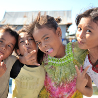 Anak-anak Indonesia.(インドネシアの子供達)