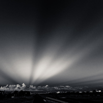 anticrepuscular rays