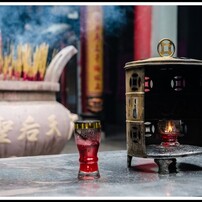 ベトナム南部中華街のお寺