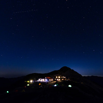 大天荘と星空