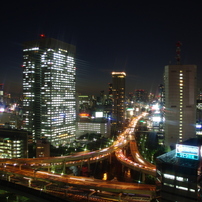 インターコンチネンタル東京ベイからの夜景を撮影