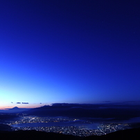 諏訪の夜明け