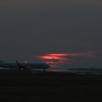 熊本空港 夕日チャレンジ！  ２０１４