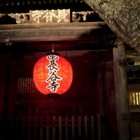 長谷寺の紅葉ライトアップ