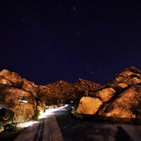 天の川、星景１