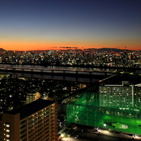 東京山脈と富士山　高さ１１５Mからの夕景＃１０