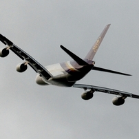飛び立ち　THAI A380-841