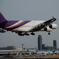 THAI A380-841 着陸