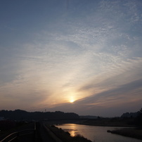 大淀川の朝 (2015/3/12早朝)