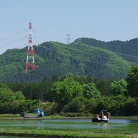 鉄塔のある風景