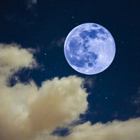 night with a full moon