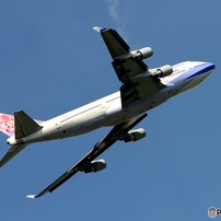 China 747-400 飛び立ち　