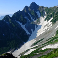 槍・穂高連峰、夏景