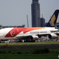 シンガポール建国50周年・特別塗装A380-841 9V-SKI