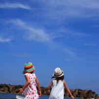 夏休み最後の海