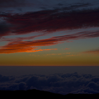 大台ケ原の夜明け