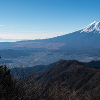 三ツ峠山から富士山