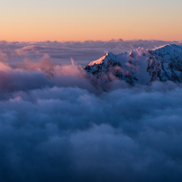 西穂雪景