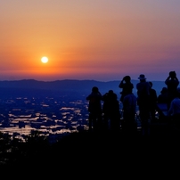 美しきとなみ散居村夕景