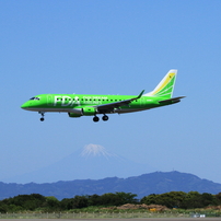 Fuji Dream Airlines と富士山
