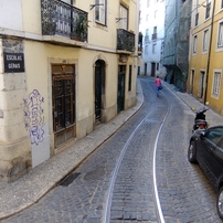 tramway in Lisbon