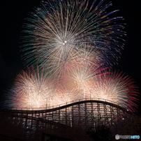 長島温泉(花火大競演）