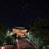 八幡宮とカシオペア座