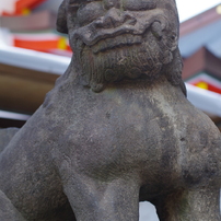 狛犬_花園神社