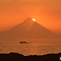 白沢海岸からの日の出